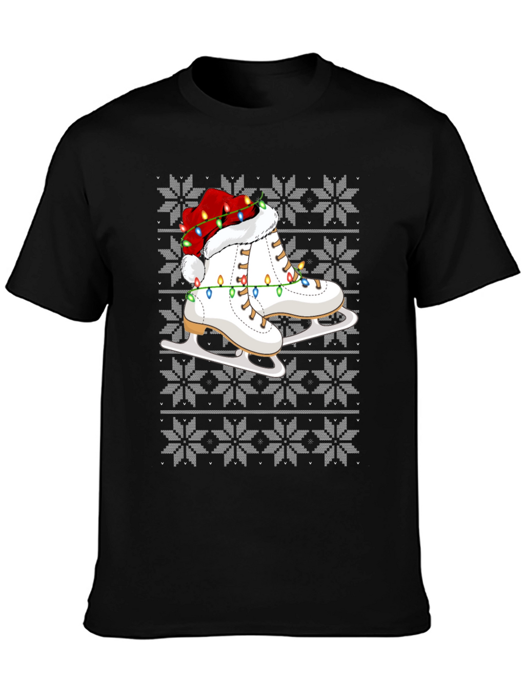 Holiday Ice Skates Graphic Tee