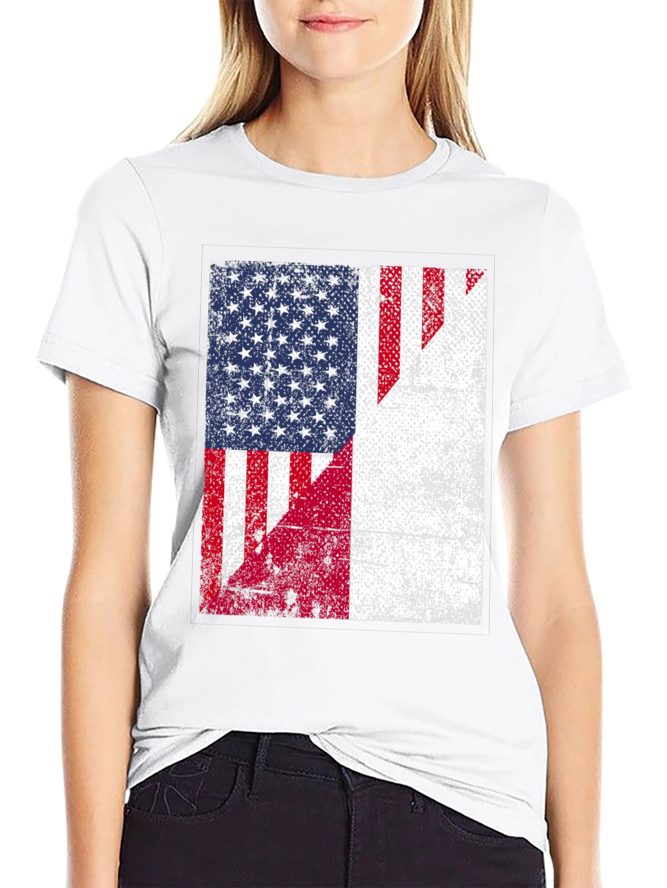USA & Poland Flag T-Shirt
