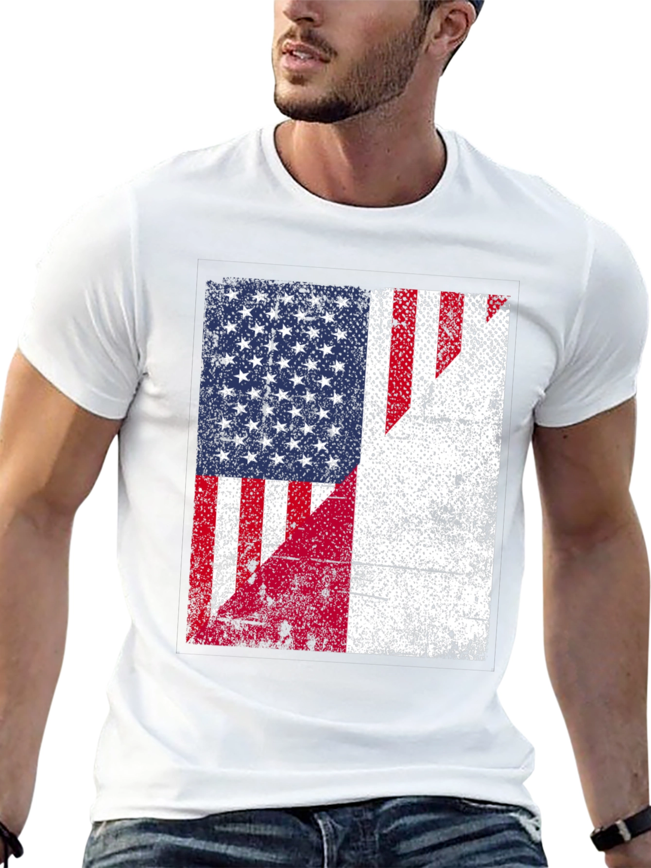 USA & Poland Flag T-Shirt