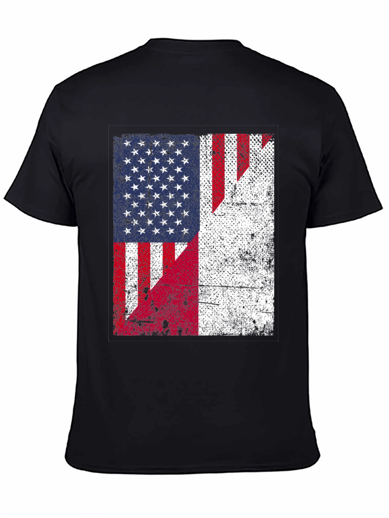 USA & Poland Flag T-Shirt