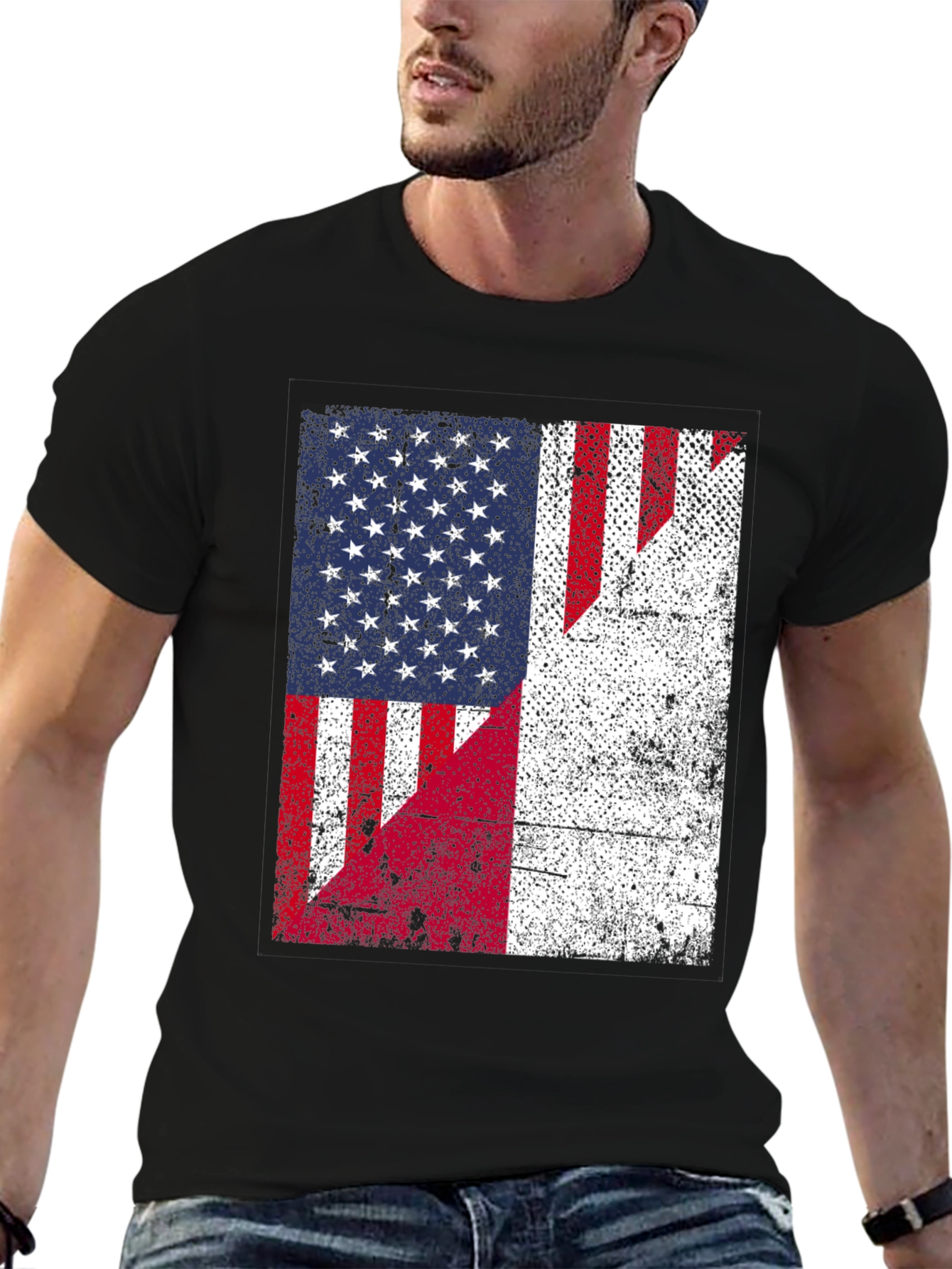 USA & Poland Flag T-Shirt