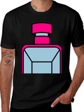 Modern Perfume Bottle Graphic Tee - Unisex