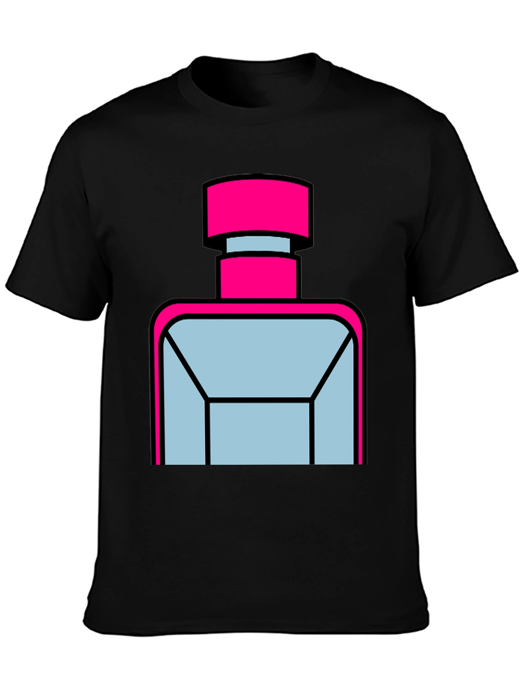Modern Perfume Bottle Graphic Tee - Unisex
