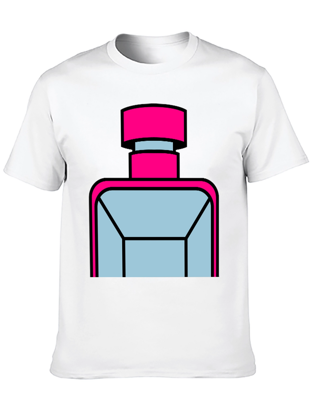 Modern Perfume Bottle Graphic Tee - Unisex