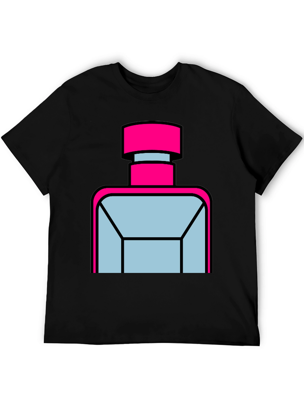 Modern Perfume Bottle Graphic Tee - Unisex