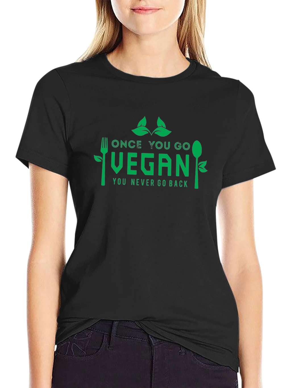 Vegan T-Shirt - Once You Go Vegan