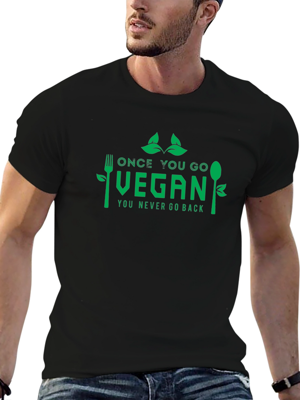 Vegan T-Shirt - Once You Go Vegan