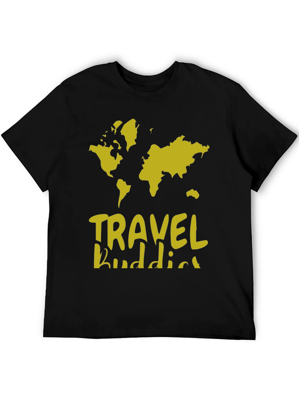 Travel Buddies World Map Graphic T-Shirt