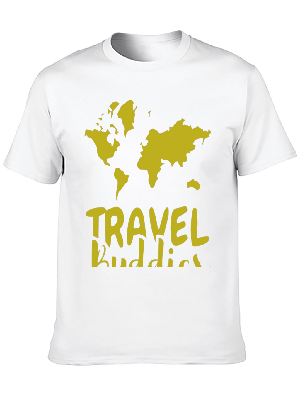 Travel Buddies World Map Graphic T-Shirt