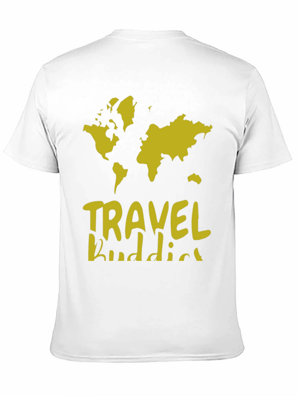 Travel Buddies World Map Graphic T-Shirt