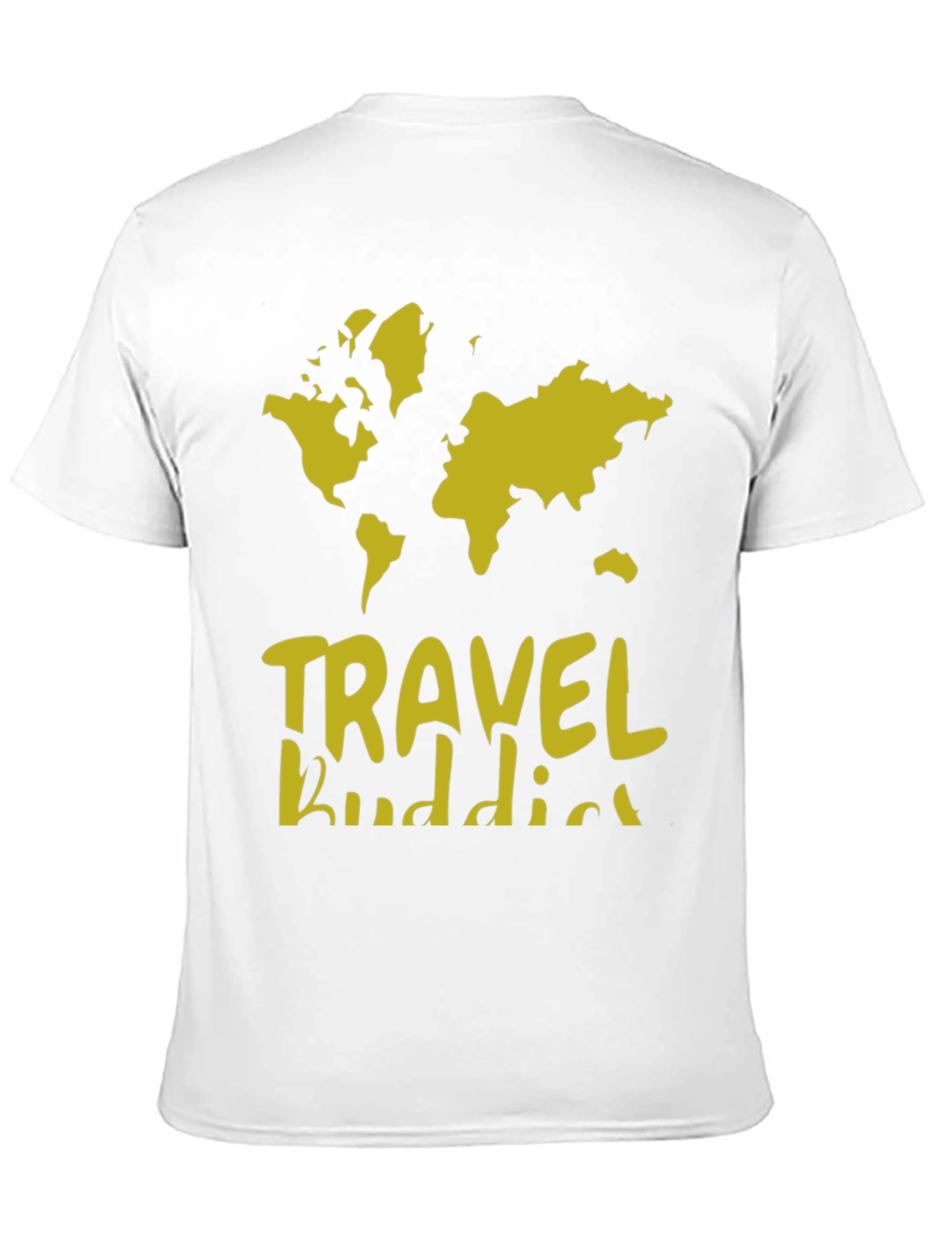 Travel Buddies World Map Graphic T-Shirt