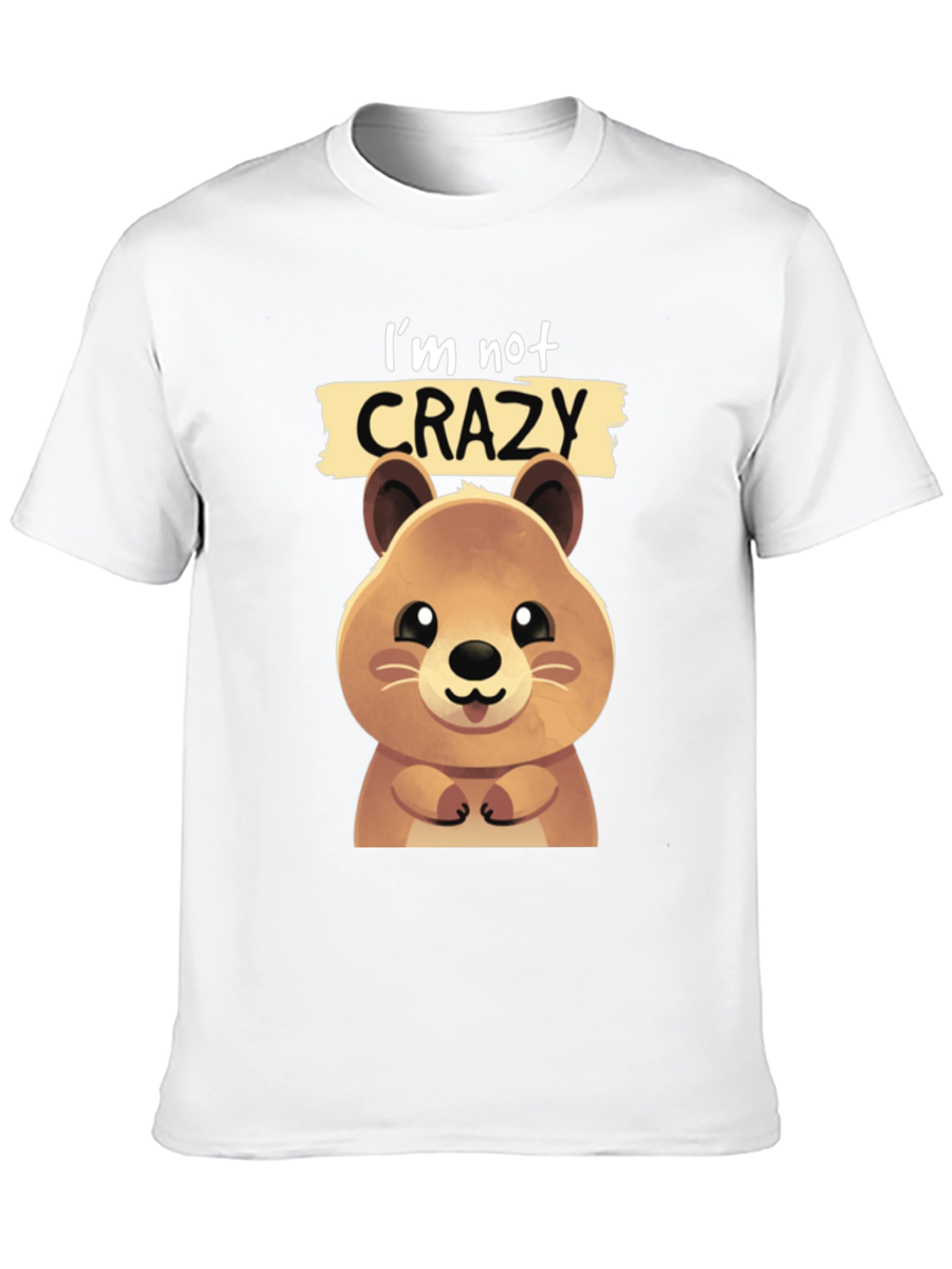 Funny Quokka T-shirt - Im Not Crazy