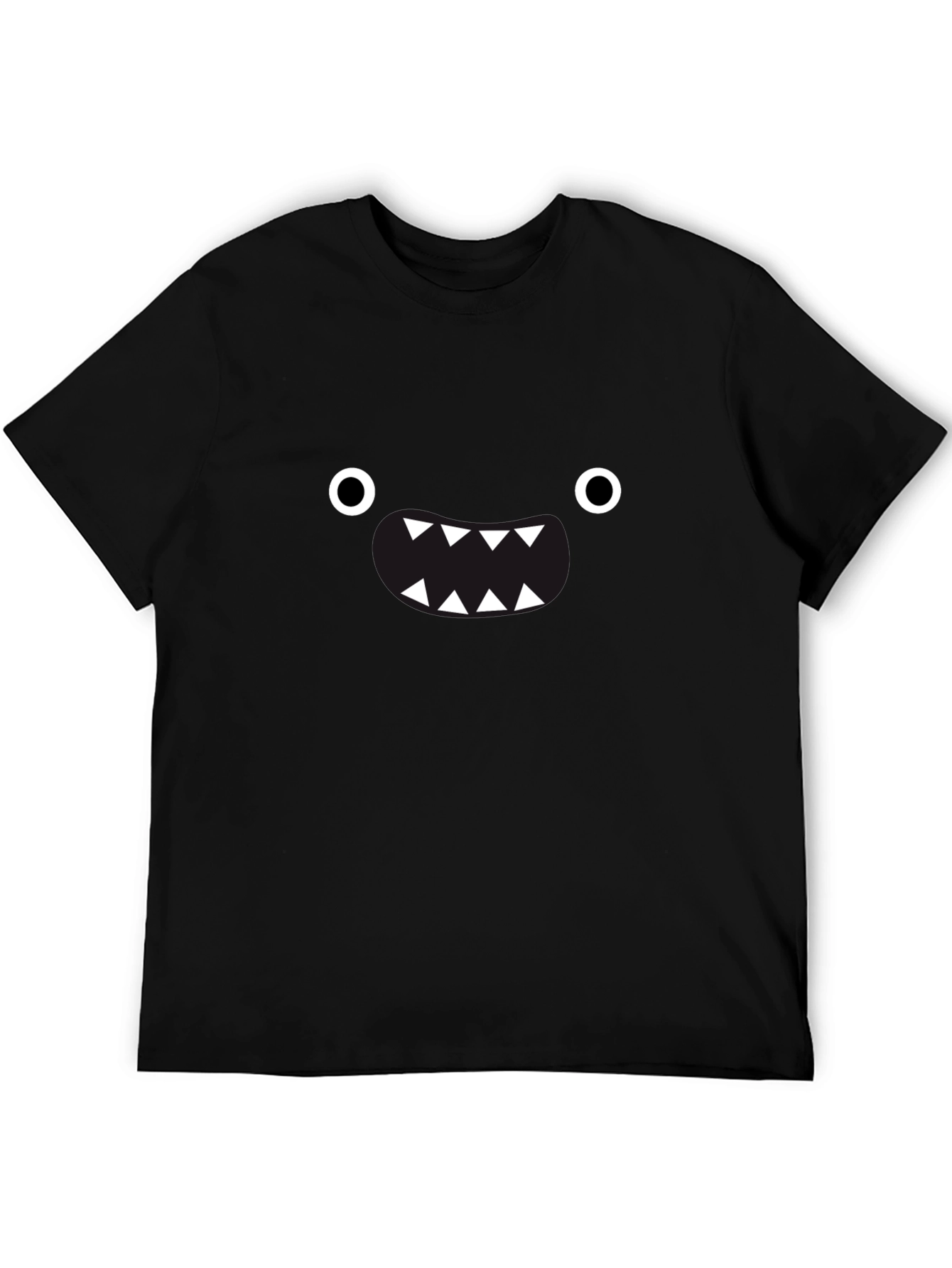 Monster Grin Graphic Black T-Shirt
