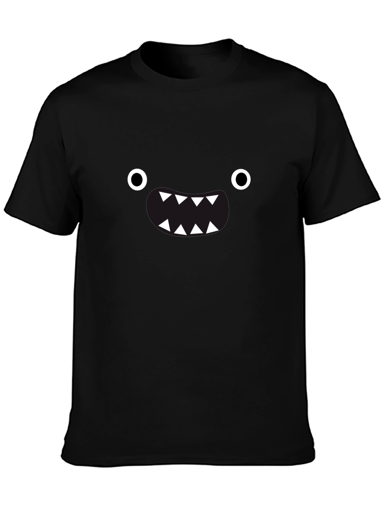 Monster Grin Graphic Black T-Shirt