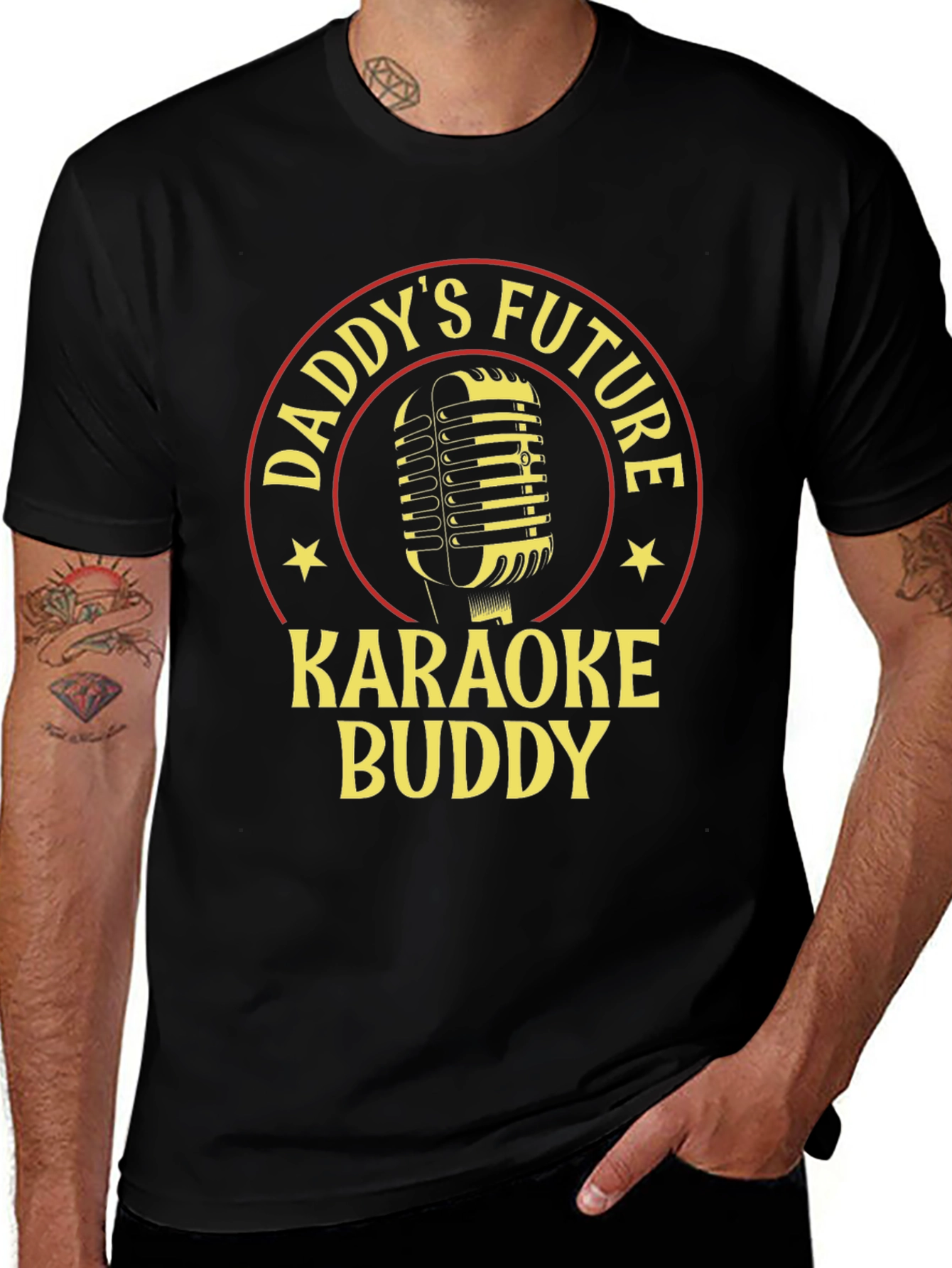 Daddys Future Karaoke Buddy Graphic T-Shirt