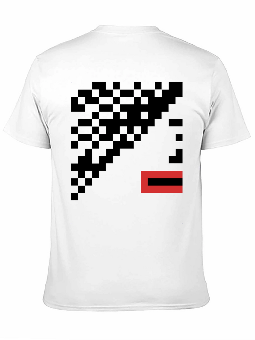 Pixelated Graphic T-Shirt - Modern Abstract Tee