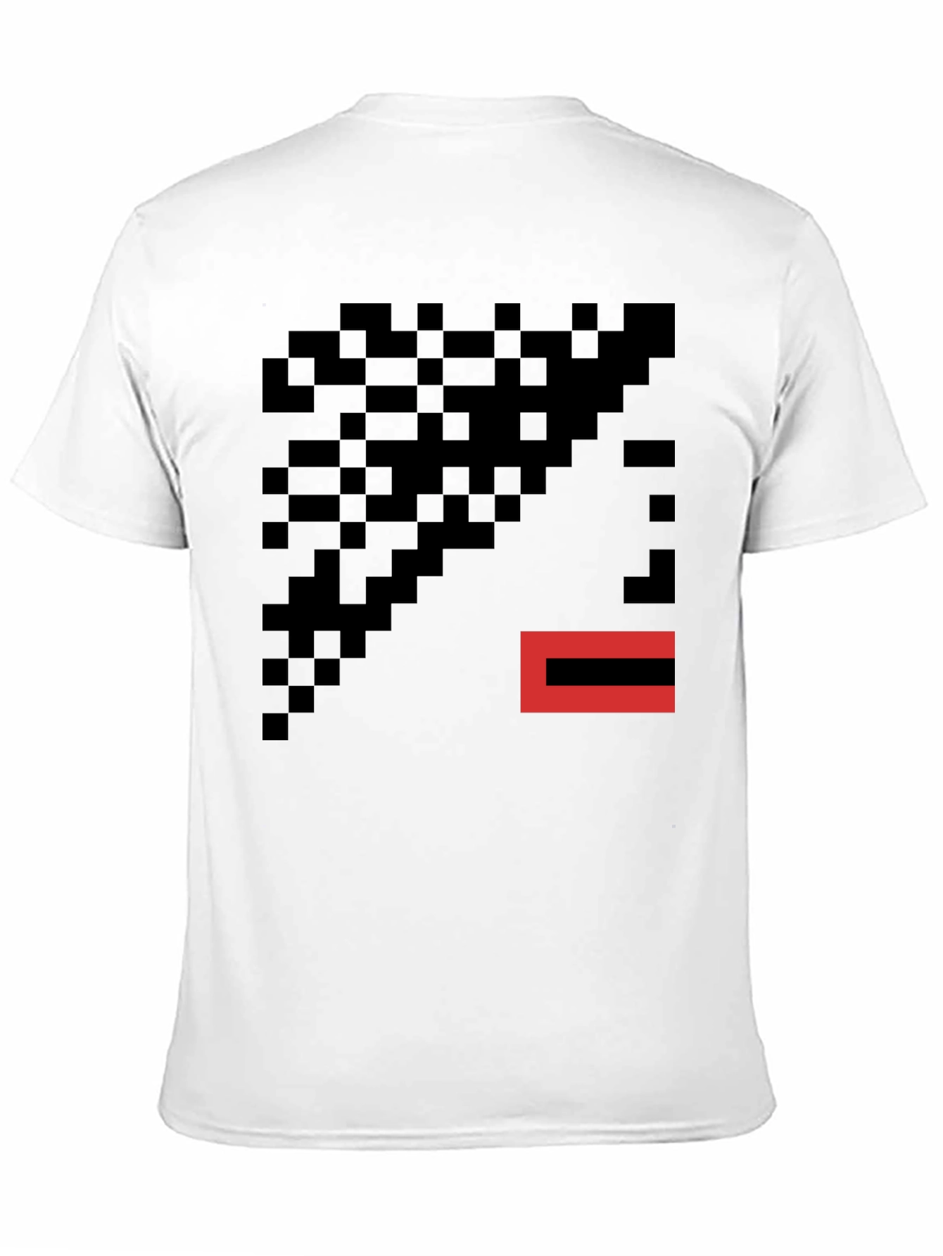 Pixelated Graphic T-Shirt - Modern Abstract Tee