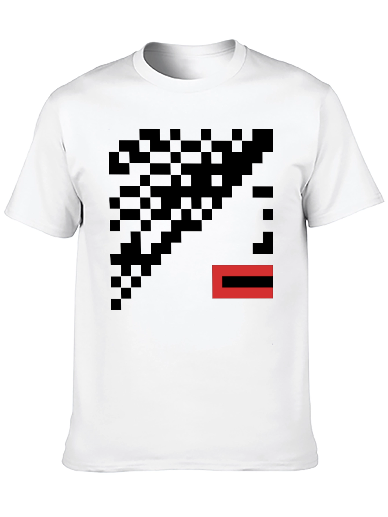 Pixelated Graphic T-Shirt - Modern Abstract Tee
