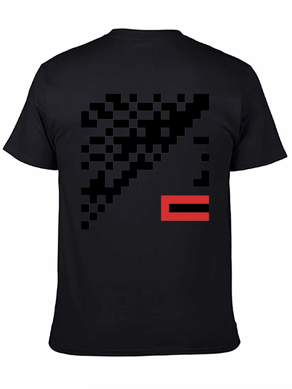 Pixelated Graphic T-Shirt - Modern Abstract Tee
