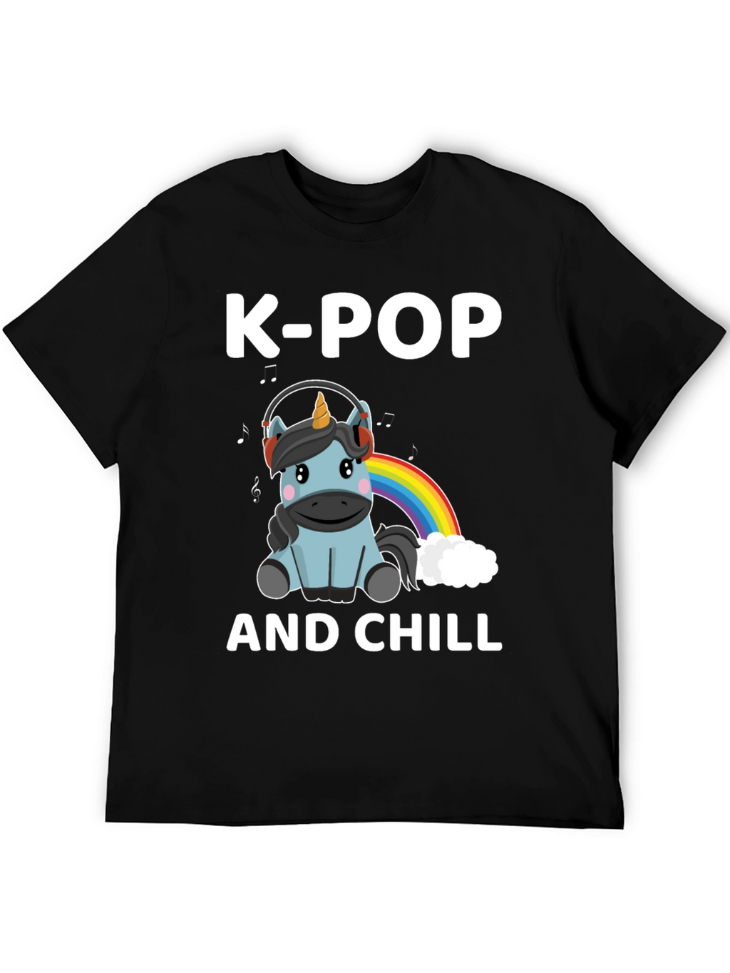 K-Pop and Chill Unicorn T-Shirt