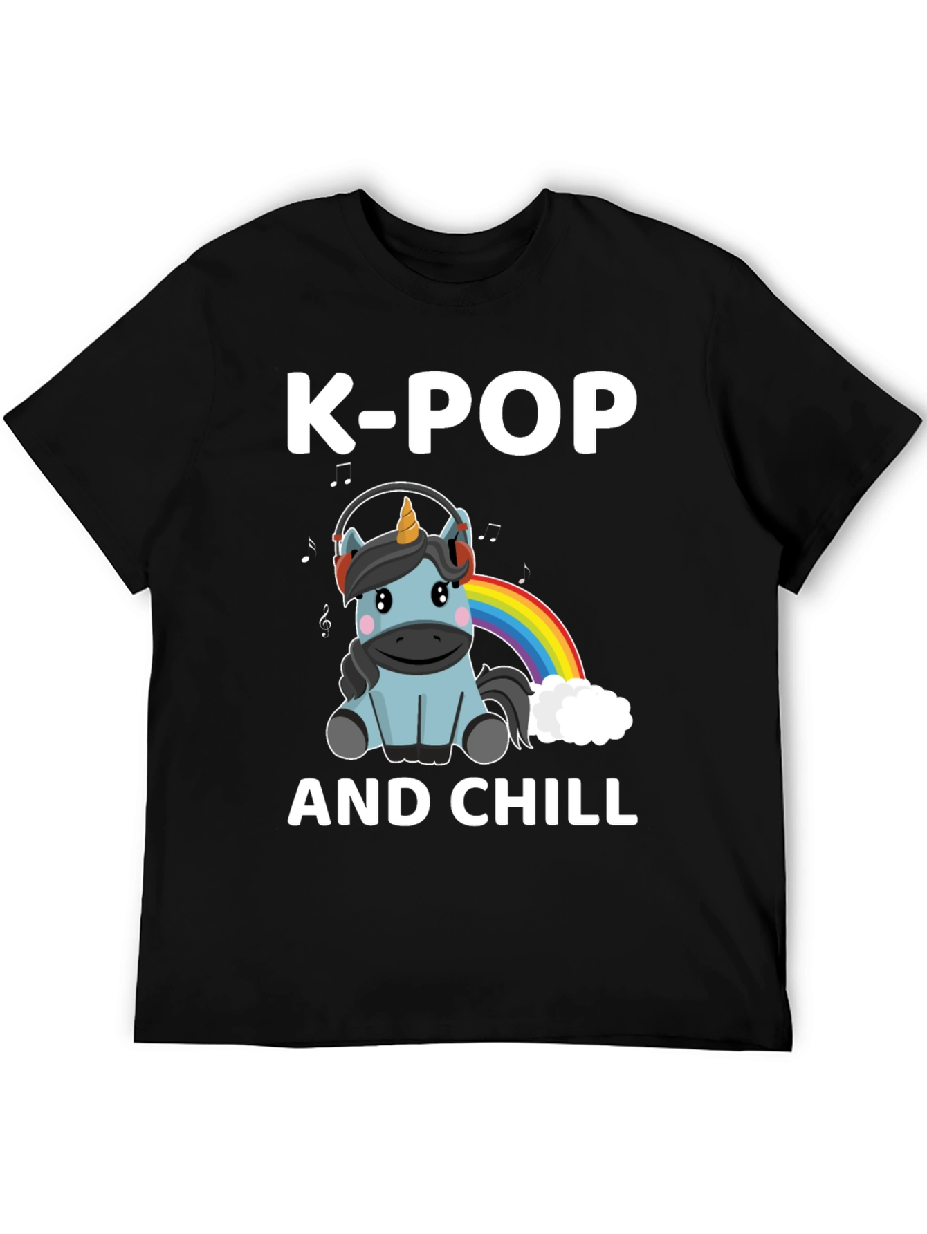 K-Pop and Chill Unicorn T-Shirt