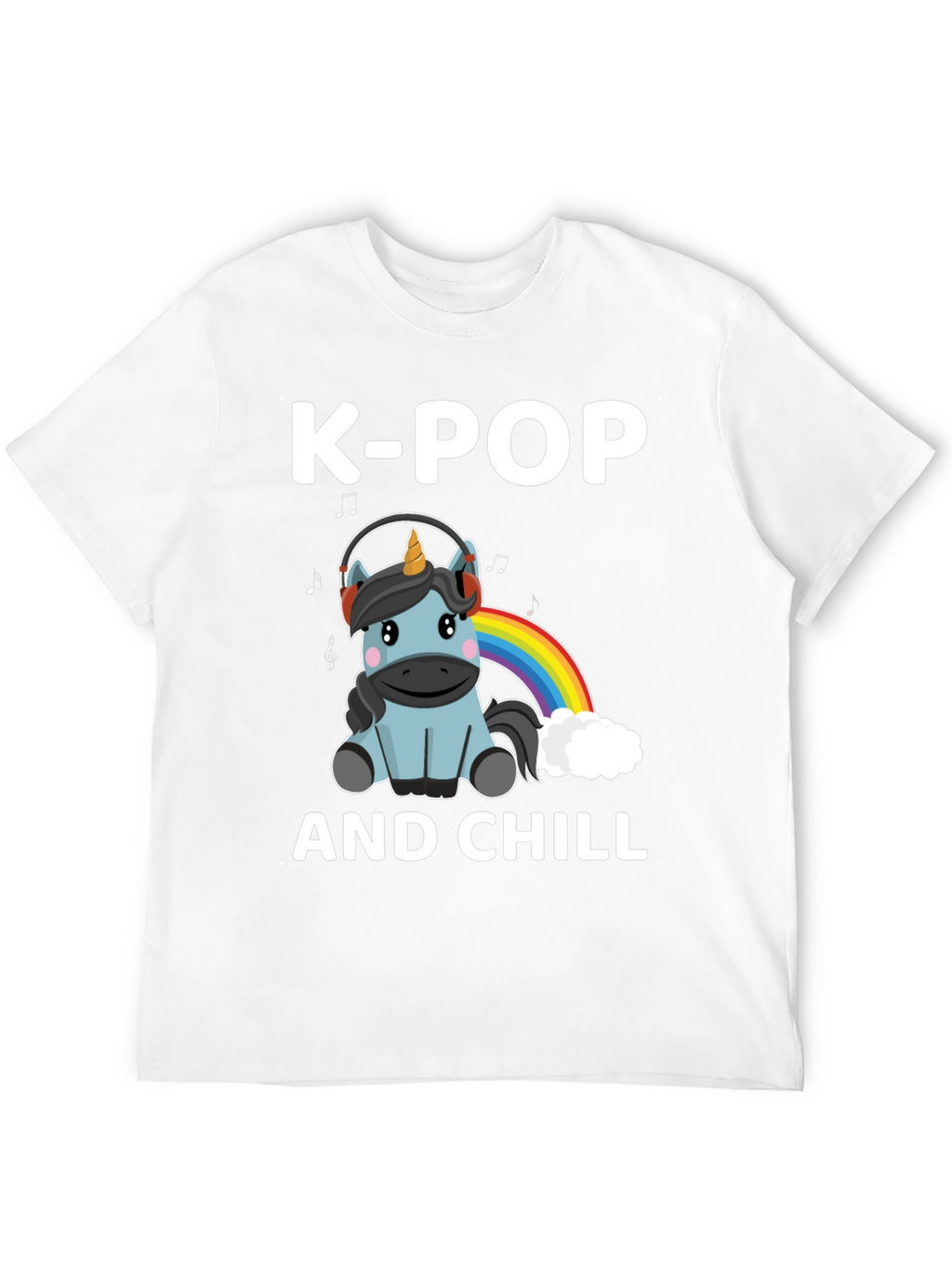 K-Pop and Chill Unicorn T-Shirt