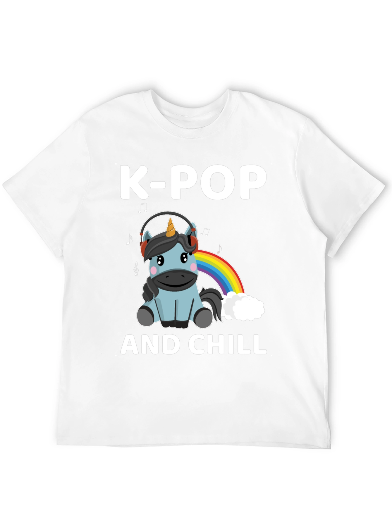 K-Pop and Chill Unicorn T-Shirt