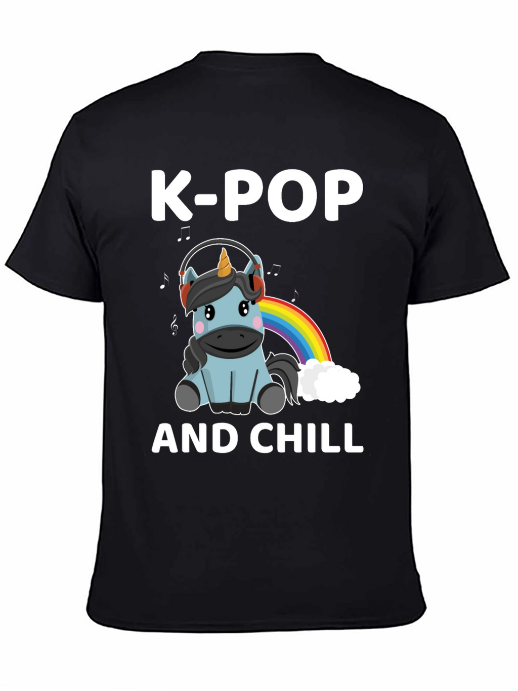 K-Pop and Chill Unicorn T-Shirt