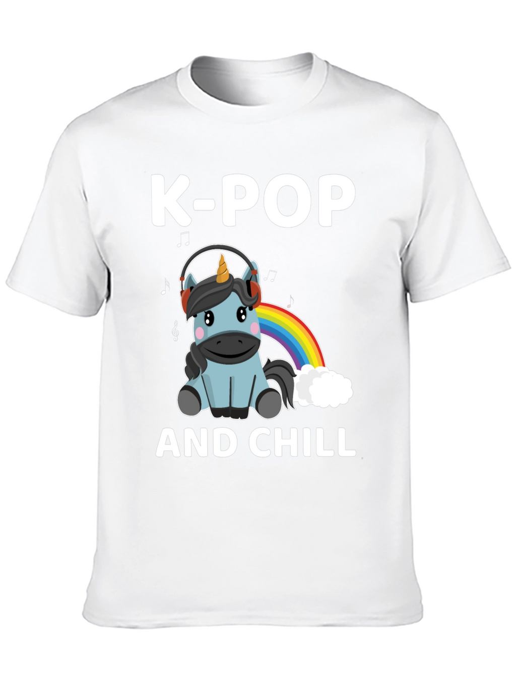 K-Pop and Chill Unicorn T-Shirt