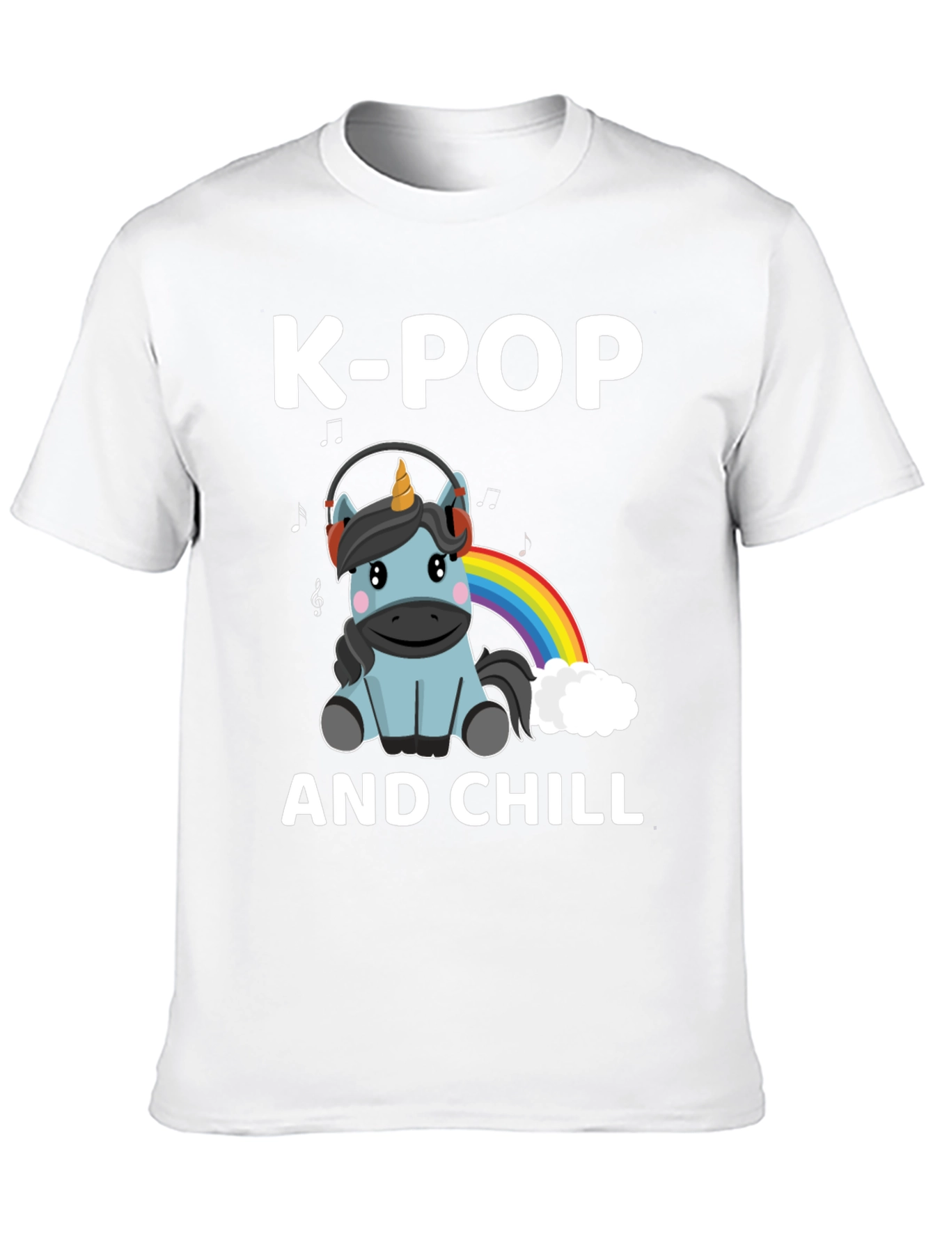 K-Pop and Chill Unicorn T-Shirt