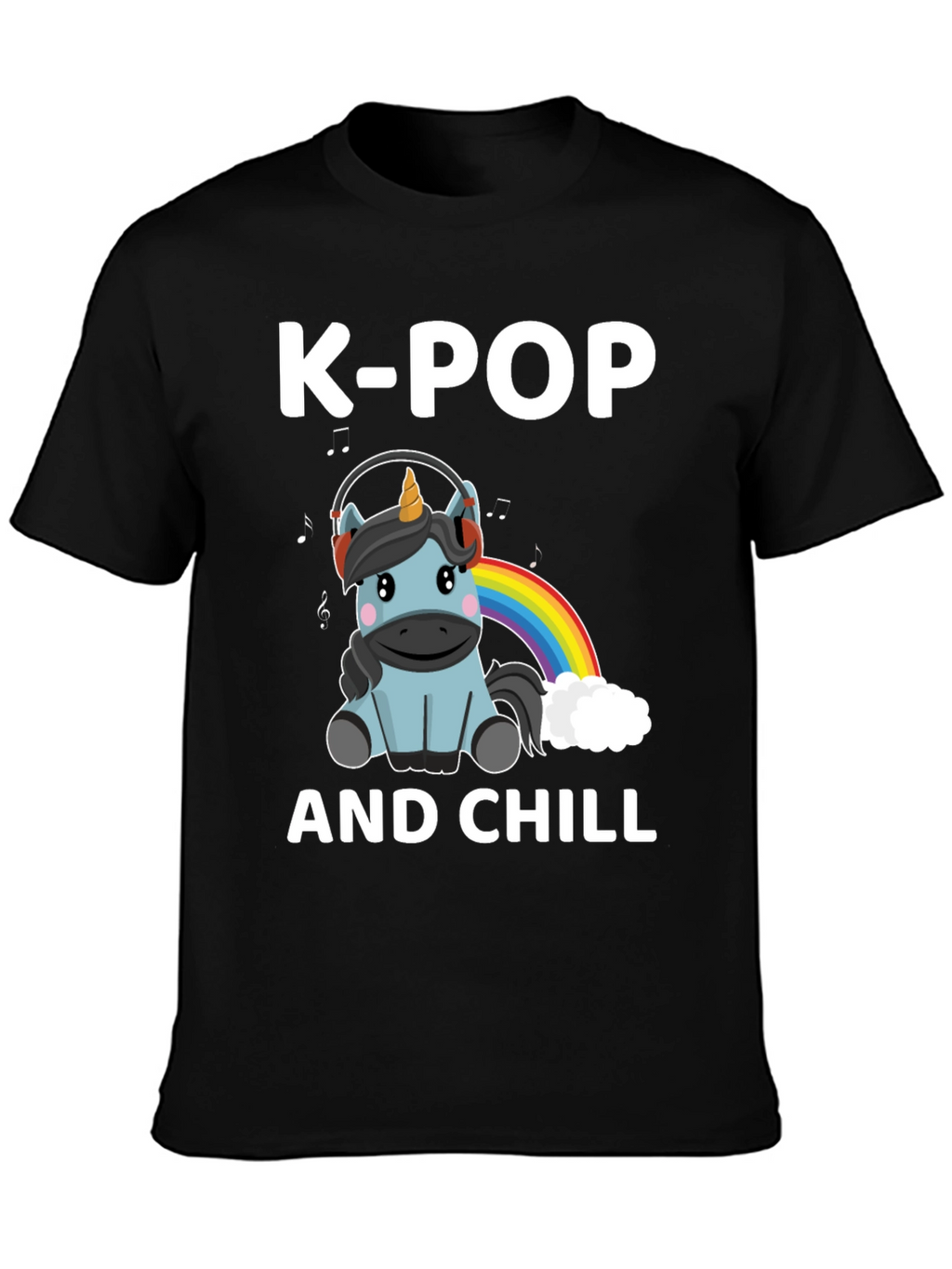 K-Pop and Chill Unicorn T-Shirt