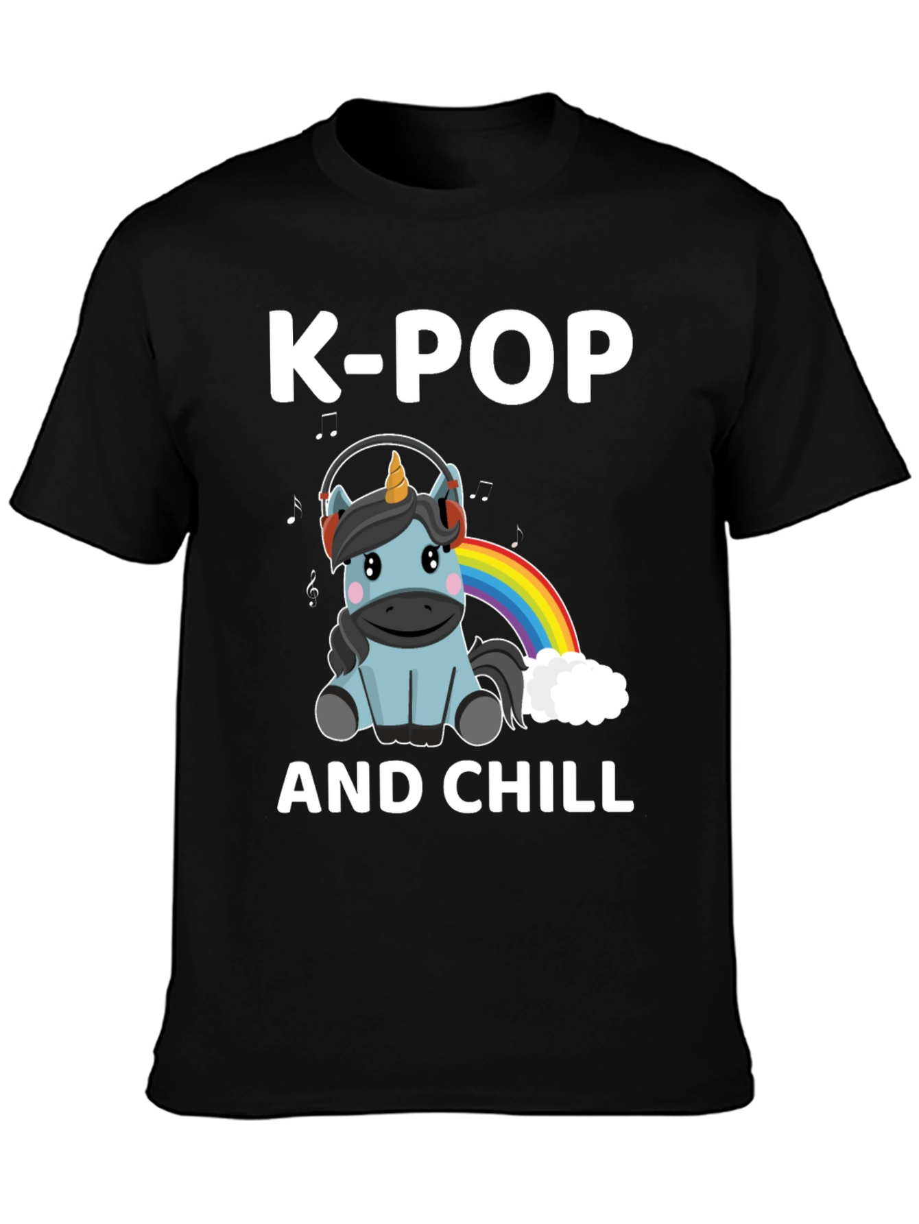 K-Pop and Chill Unicorn T-Shirt
