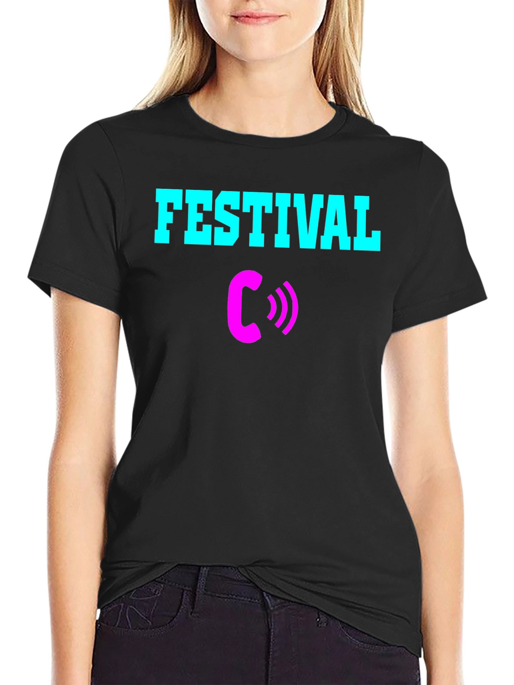 Festival Calling T-Shirt - Black