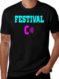 Festival Calling T-Shirt - Black