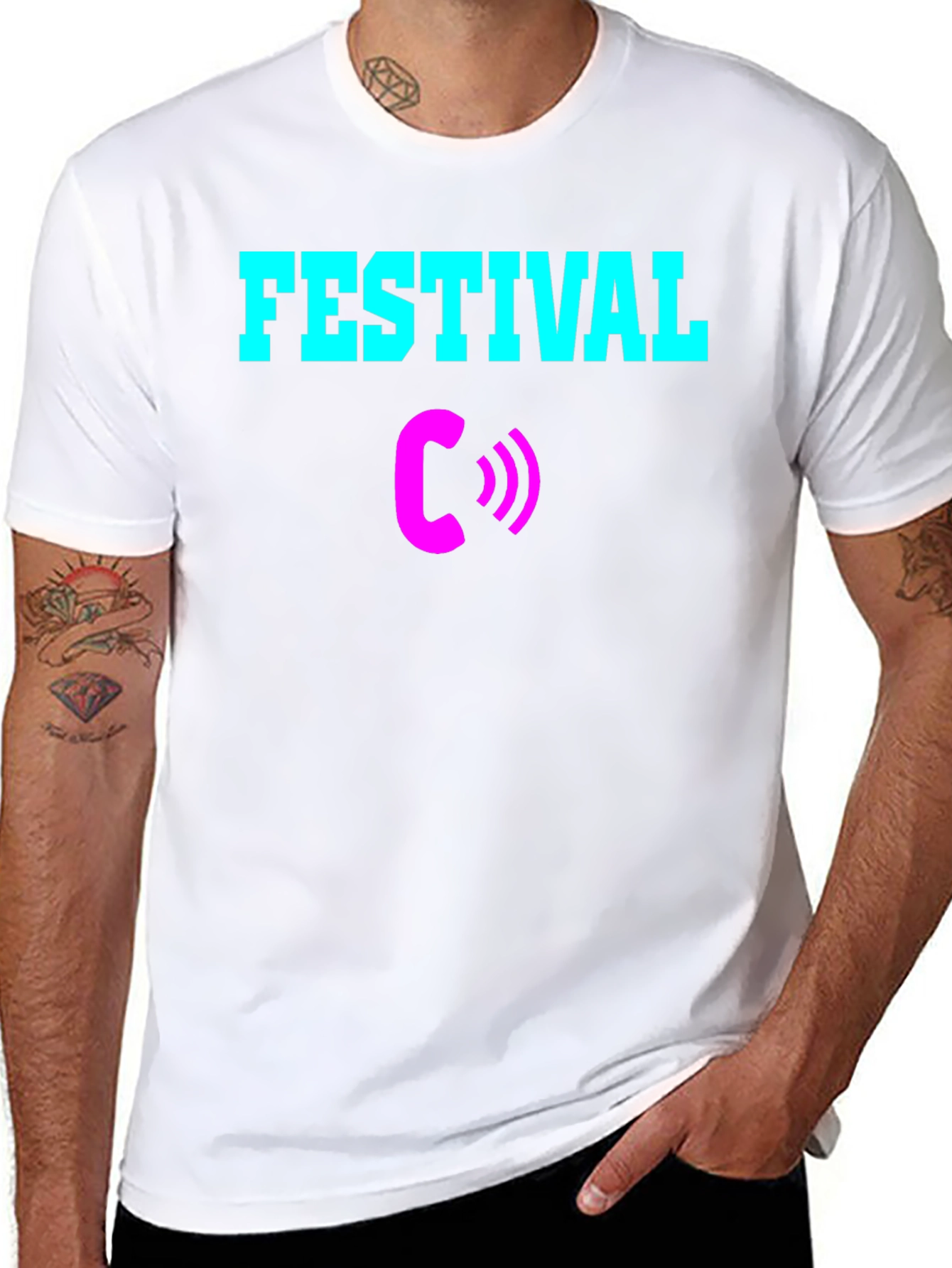 Festival Calling T-Shirt - Black
