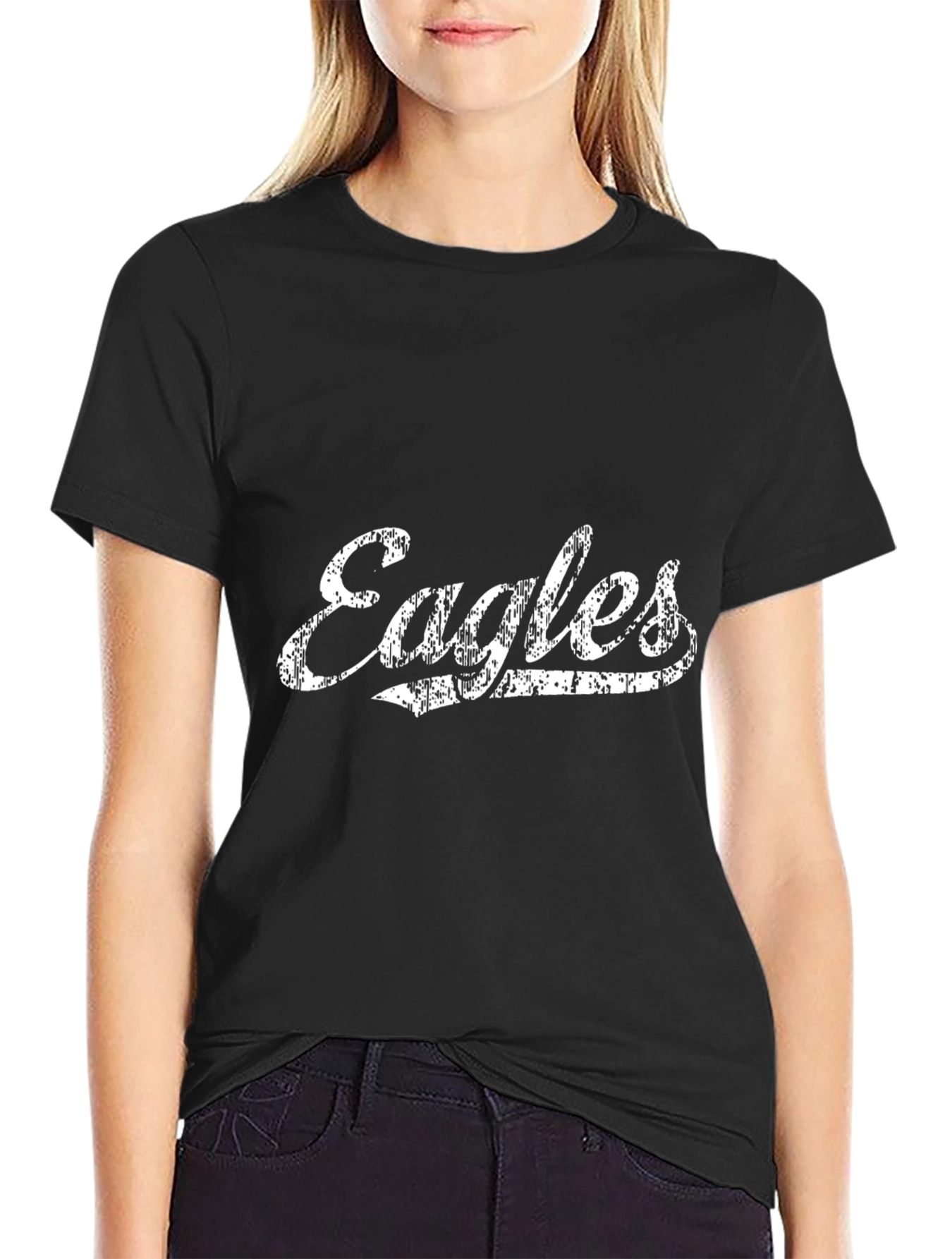 Eagles Graphic T-Shirt - Vintage Style Black Tee
