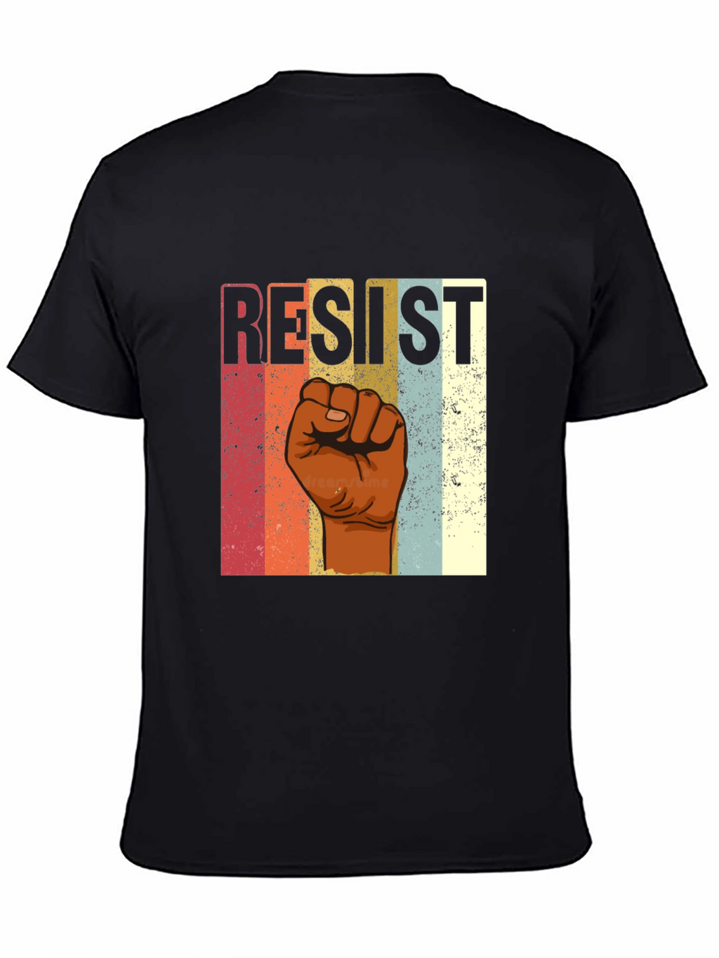 Resist Fist Graphic Tee - Retro Style