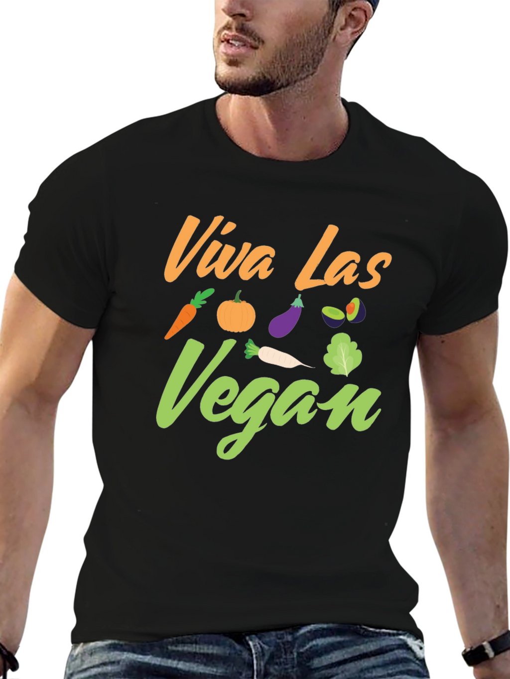 Viva Las Vegan T-Shirt - Plant-Based Pride!
