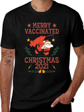 Merry Vaccinated Christmas 2021 T-Shirt