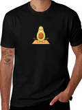 Meditating Avocado Graphic T-Shirt