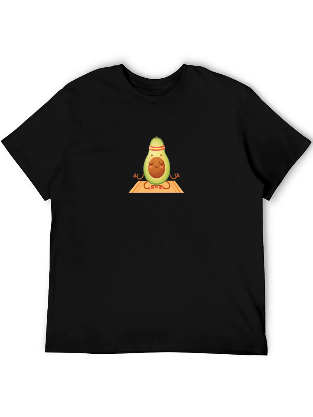 Meditating Avocado Graphic T-Shirt