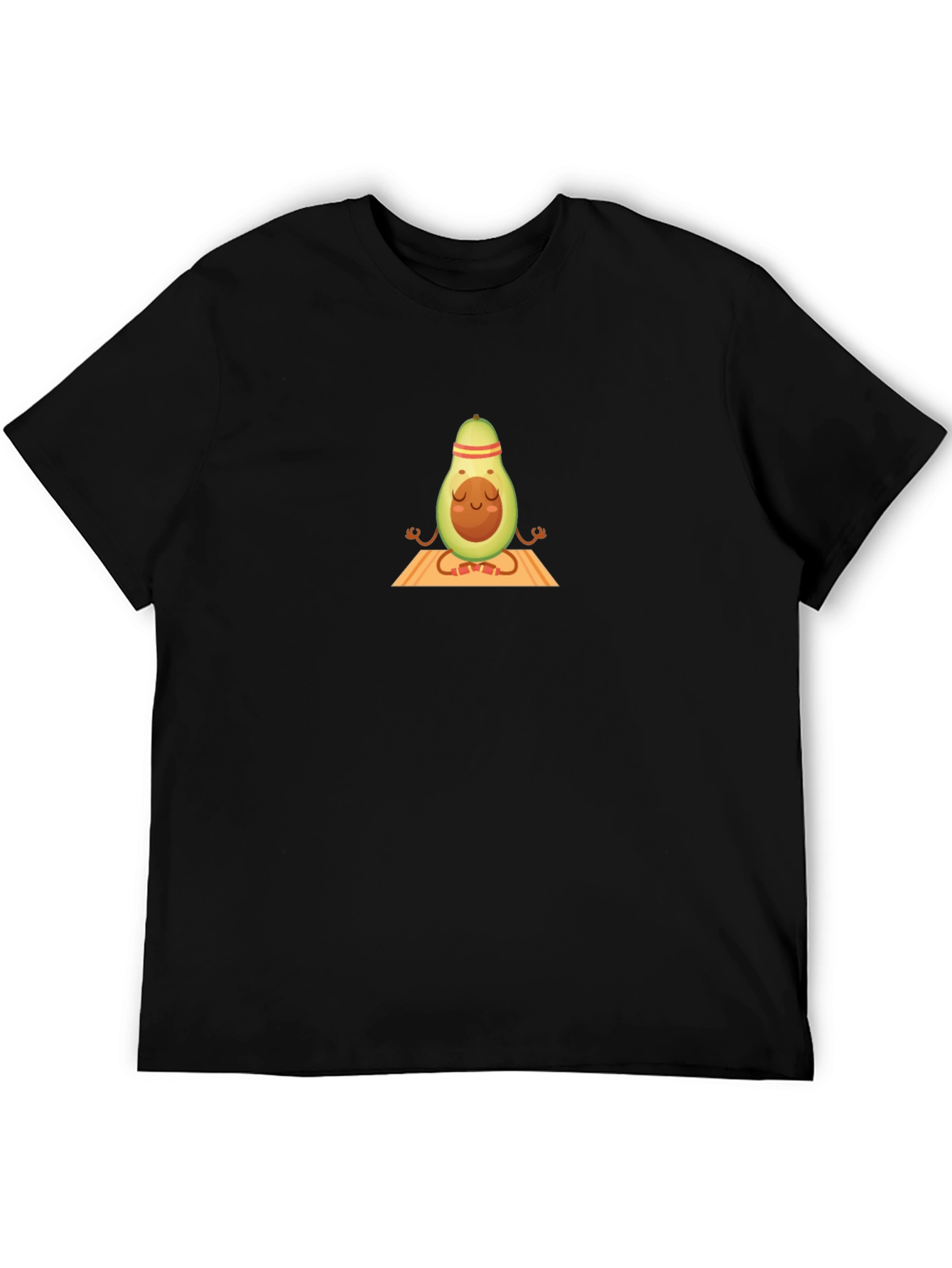 Meditating Avocado Graphic T-Shirt