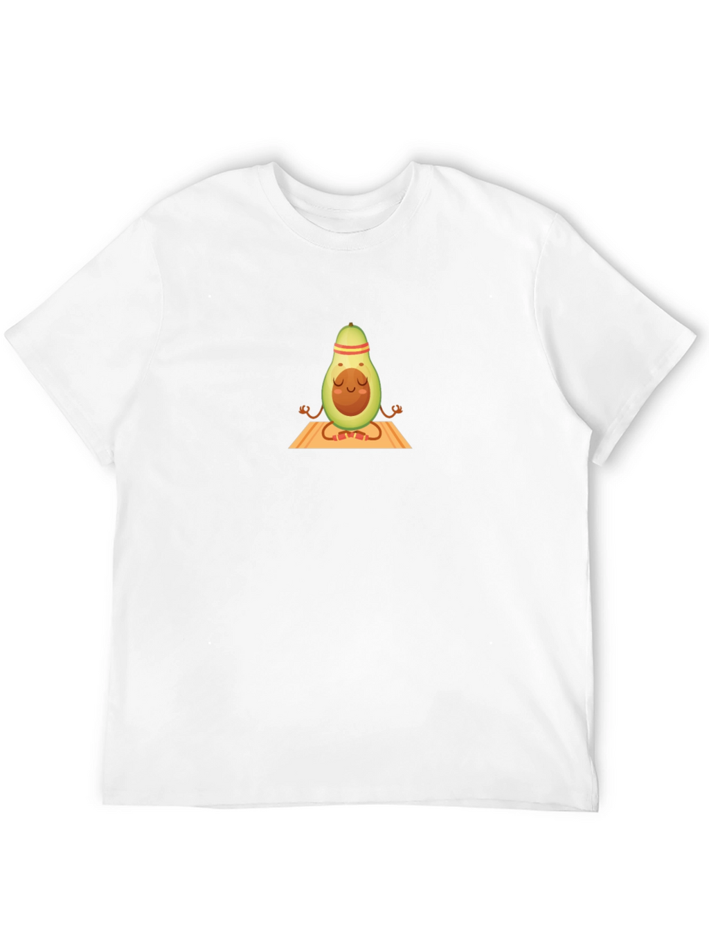 Meditating Avocado Graphic T-Shirt