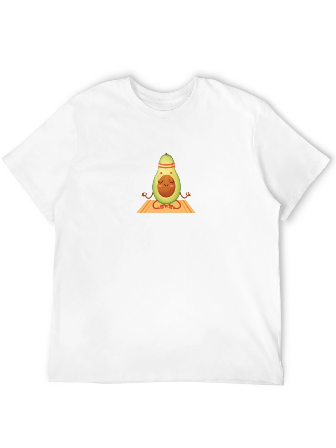 Meditating Avocado Graphic T-Shirt