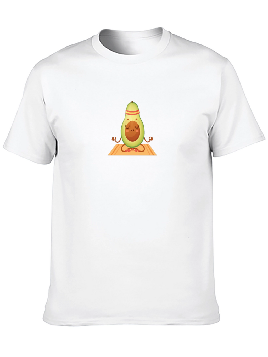 Meditating Avocado Graphic T-Shirt
