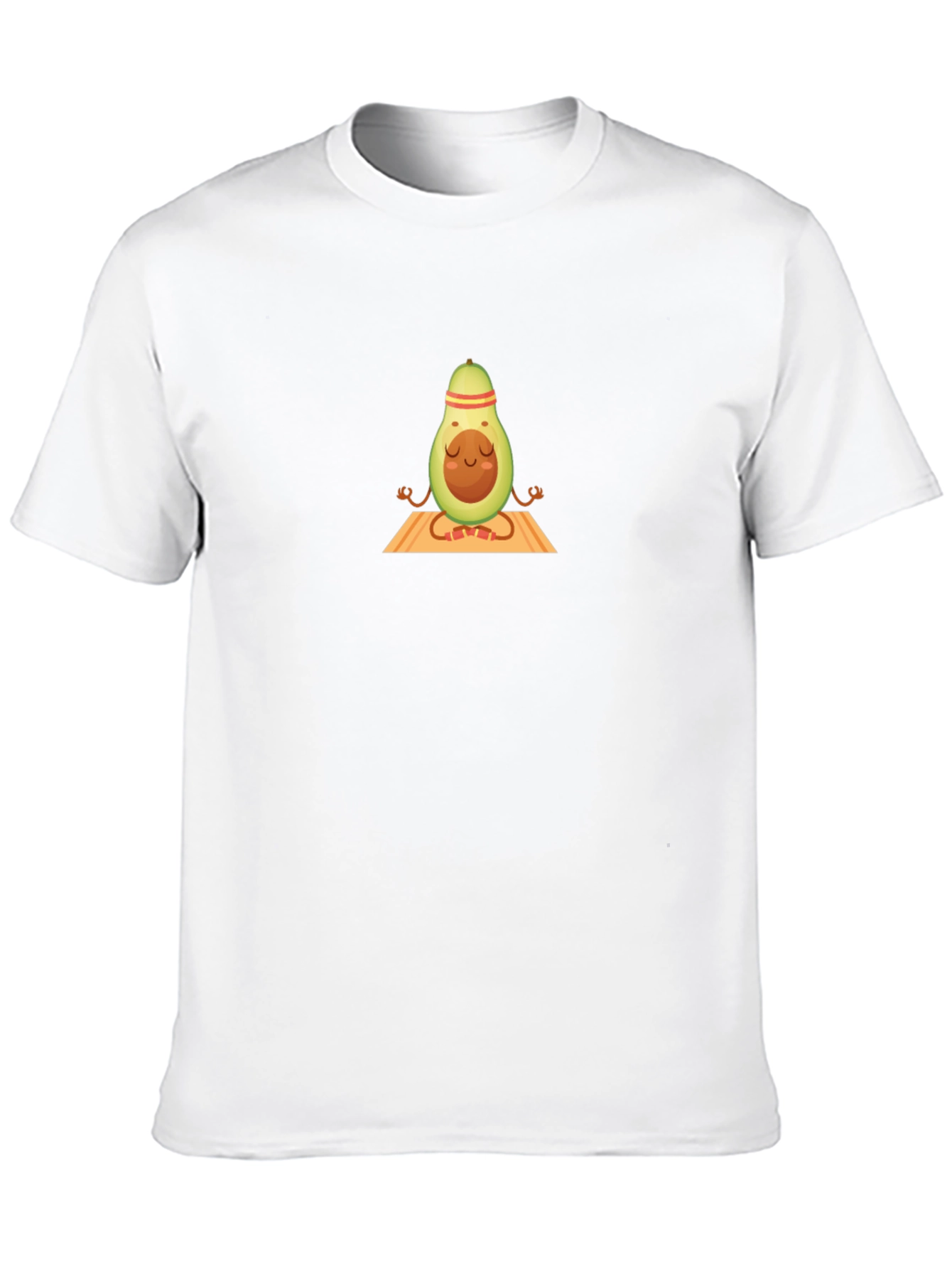 Meditating Avocado Graphic T-Shirt