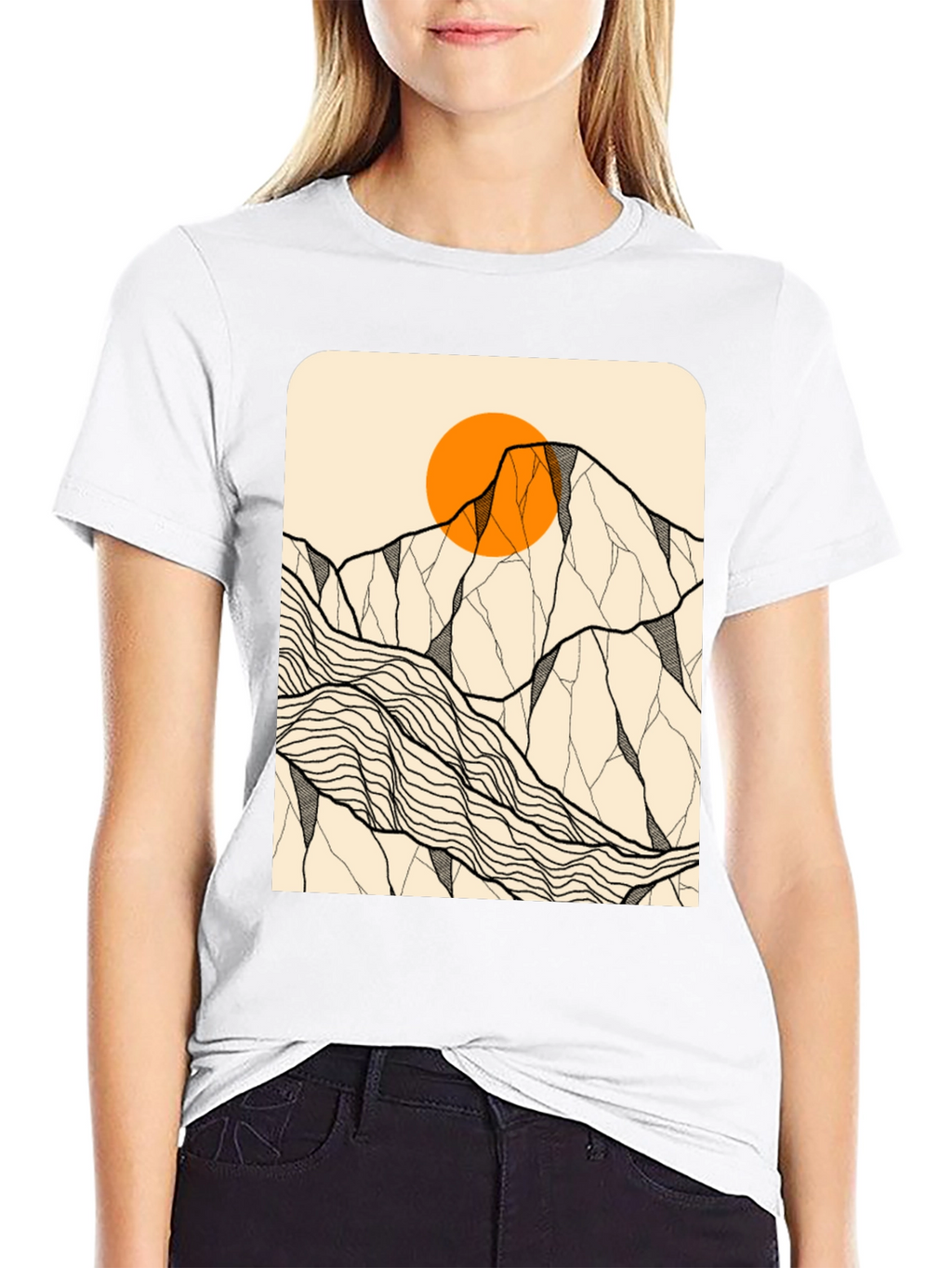 Mountain Sun Graphic Tee - Adventure Awaits