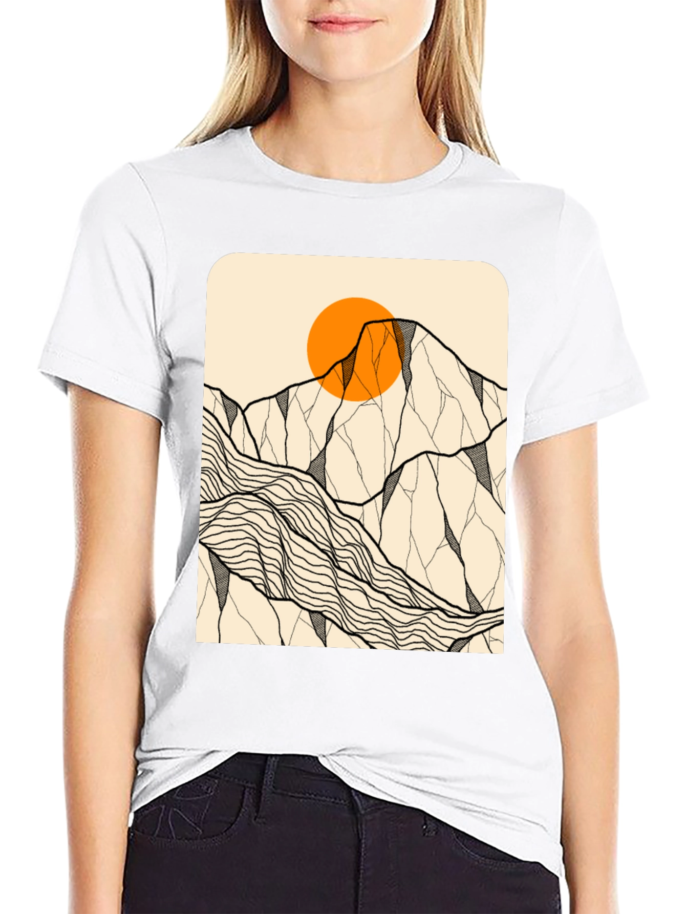 Mountain Sun Graphic Tee - Adventure Awaits