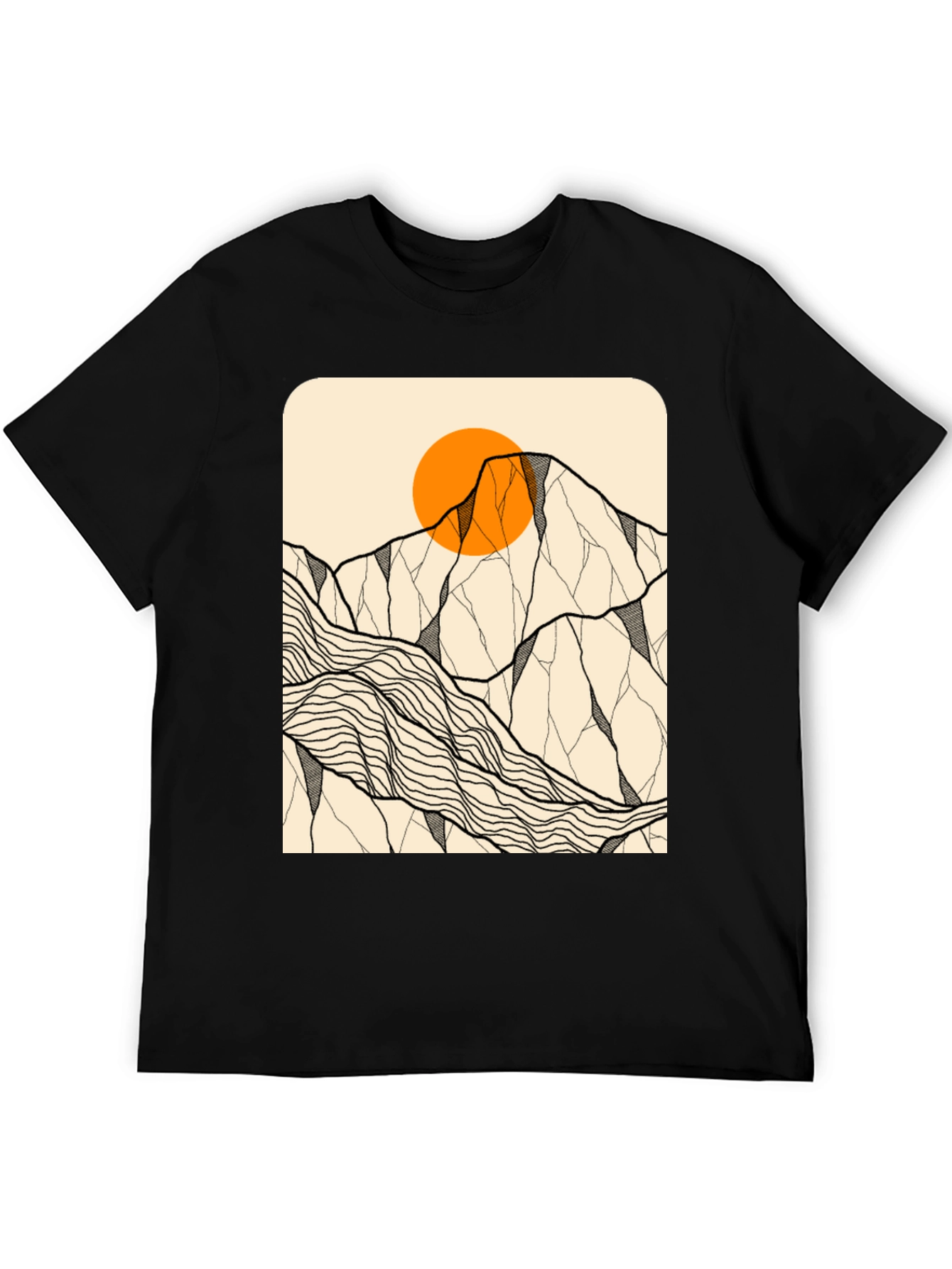 Mountain Sun Graphic Tee - Adventure Awaits