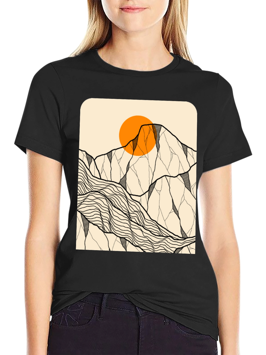 Mountain Sun Graphic Tee - Adventure Awaits